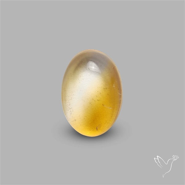 Bicolor Citrine Cabochon High Domed