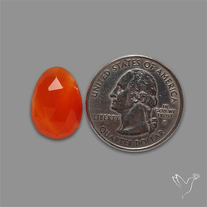 Rose Cut Carnelian Agate