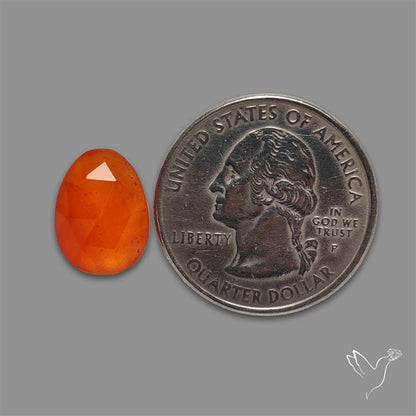 Rose Cut Carnelian Agate