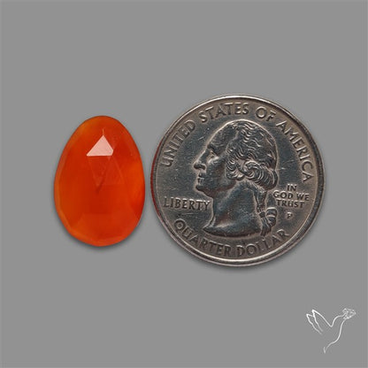 Rose Cut Carnelian Agate