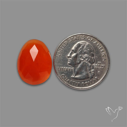 Rose Cut Carnelian Agate