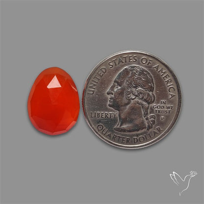 Rose Cut Carnelian Agate