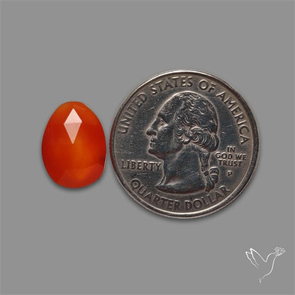 Rose Cut Carnelian Agate