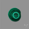 Rare Malachite Stalactite Slice Freeform Raw Edges