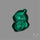 Rare Malachite Stalactite Slice Freeform Raw Edges