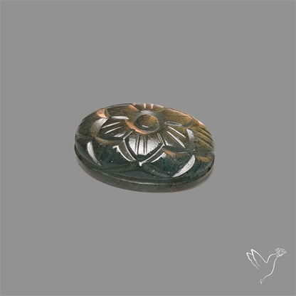 Labradorite Mughal Carving (handcarved)