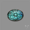 Labradorite Mughal Carving (handcarved)