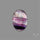 Rose Cut Purple Fluorite With Mother Of Pearl Doublet