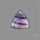 Rose Cut Purple Fluorite With Mother Of Pearl Doublet