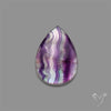 Rose Cut Purple Fluorite With Mother Of Pearl Doublet