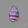 Rose Cut Purple Fluorite With Mother Of Pearl Doublet