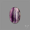 Rose Cut Purple Fluorite With Mother Of Pearl Doublet