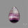 Rose Cut Purple Fluorite With Mother Of Pearl Doublet