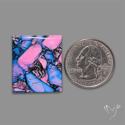 Mohave Turquoise Mosaic Cabochon