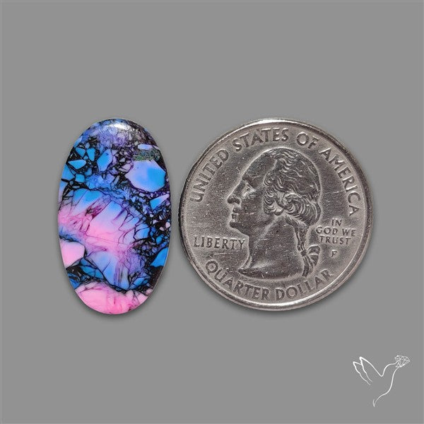Mohave Turquoise Mosaic Cabochon