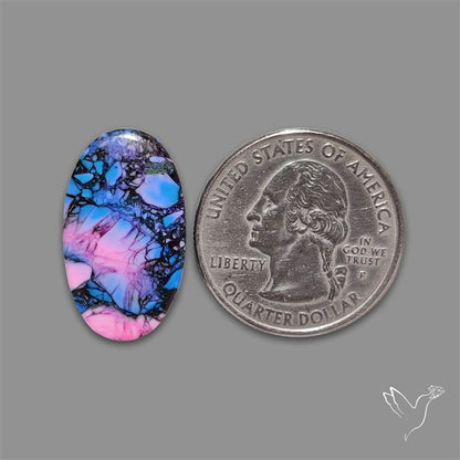 Mohave Turquoise Mosaic Cabochon