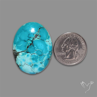 Large Hubei Turquoise Cabochon