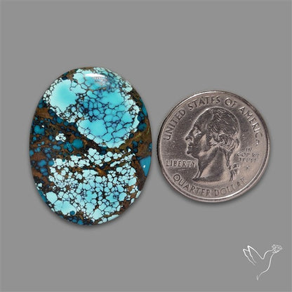 Large Hubei Turquoise Cabochon