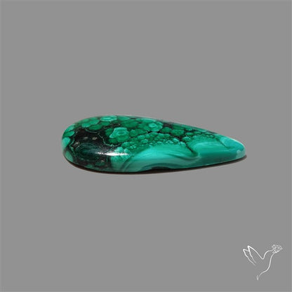 Dense Forest Malachite Cabochon