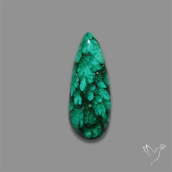 Dense Forest Malachite Cabochon