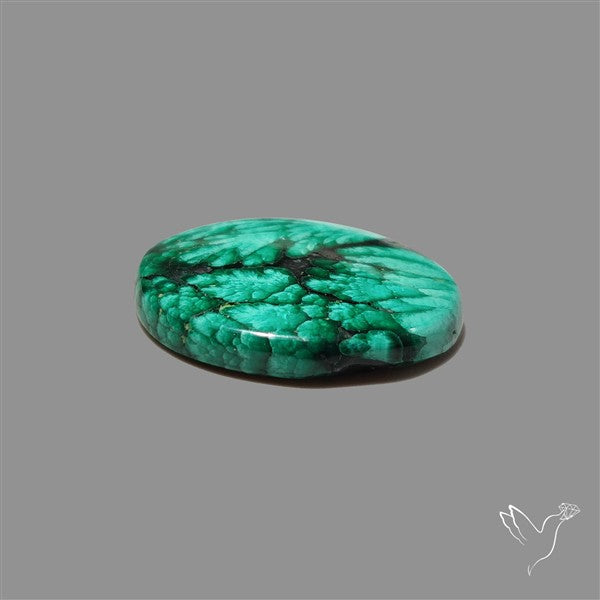 Dense Forest Malachite Cabochon