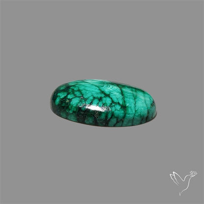Dense Forest Malachite Cabochon