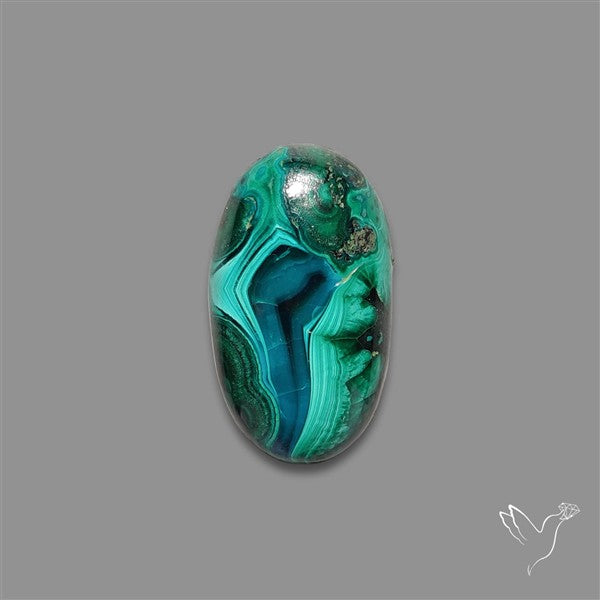 Dense Forest Malachite Cabochon