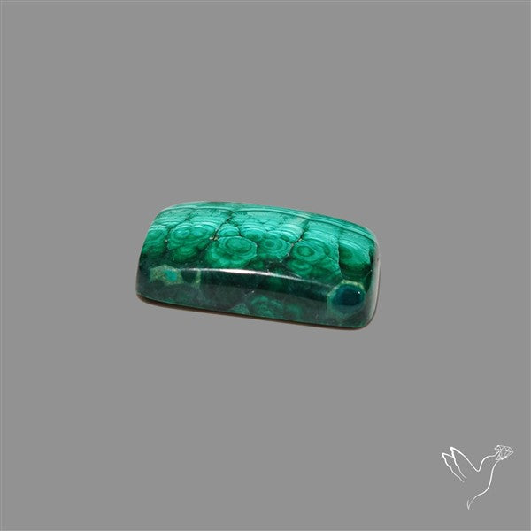Dense Forest Malachite Cabochon