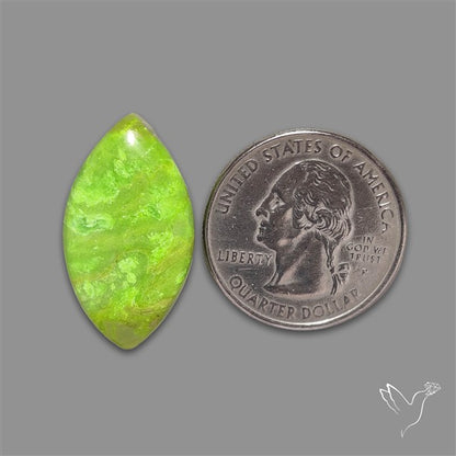 Rare Gaspeite Cabochon