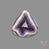 Chevron Amethyst Cabochon