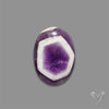 Chevron Amethyst Cabochon