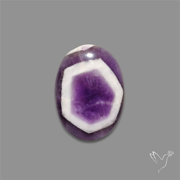 Chevron Amethyst Cabochon
