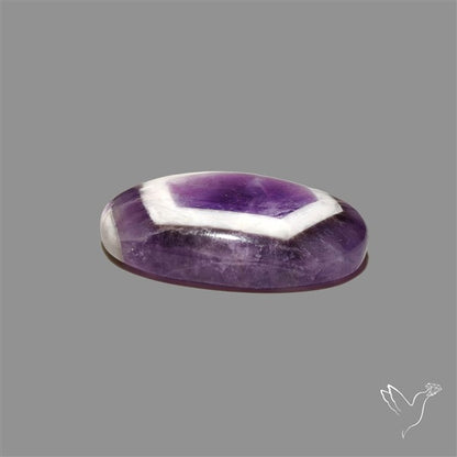 Chevron Amethyst Cabochon