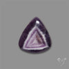 Chevron Amethyst Cabochon