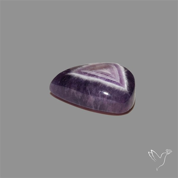 Chevron Amethyst Cabochon