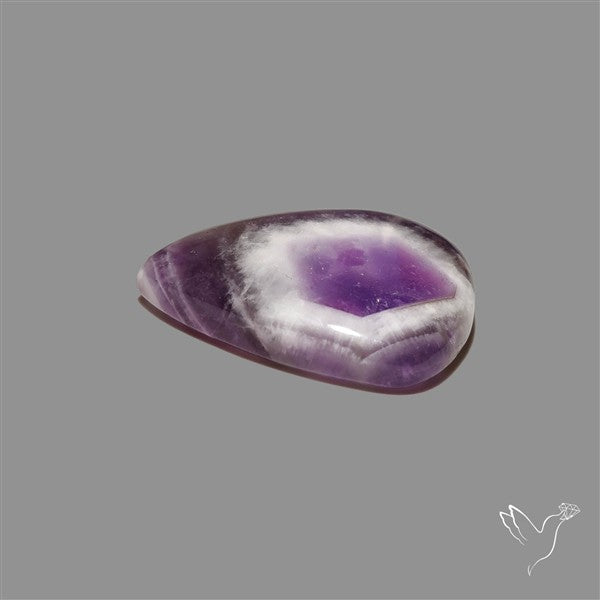 Chevron Amethyst Cabochon