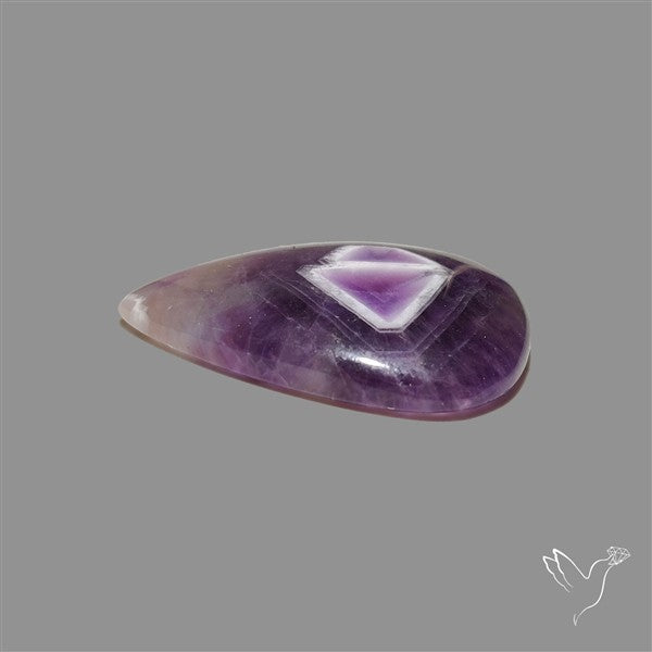 Chevron Amethyst Cabochon