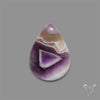 Chevron Amethyst Cabochon