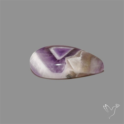 Chevron Amethyst Cabochon