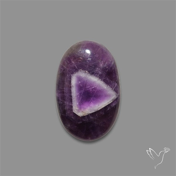Chevron Amethyst Cabochon