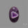 Chevron Amethyst Cabochon
