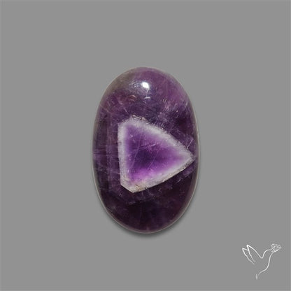 Chevron Amethyst Cabochon