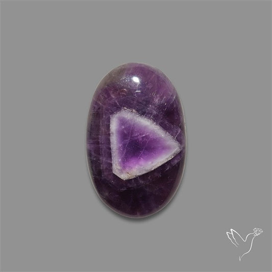 Chevron Amethyst Cabochon