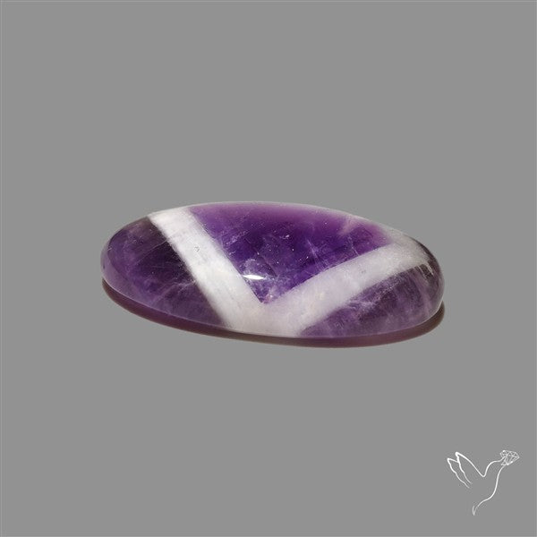 Chevron Amethyst Cabochon