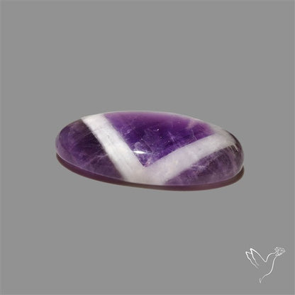 Chevron Amethyst Cabochon
