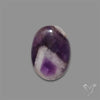 Chevron Amethyst Cabochon