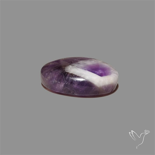 Chevron Amethyst Cabochon