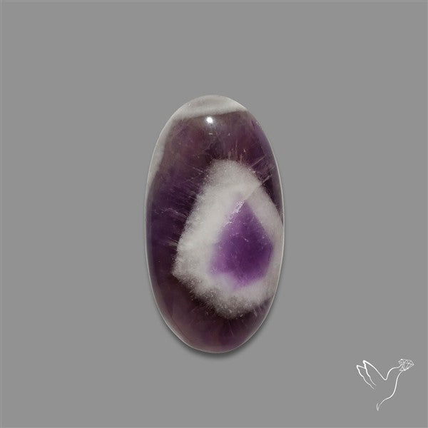 Chevron Amethyst Cabochon