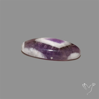 Chevron Amethyst Cabochon