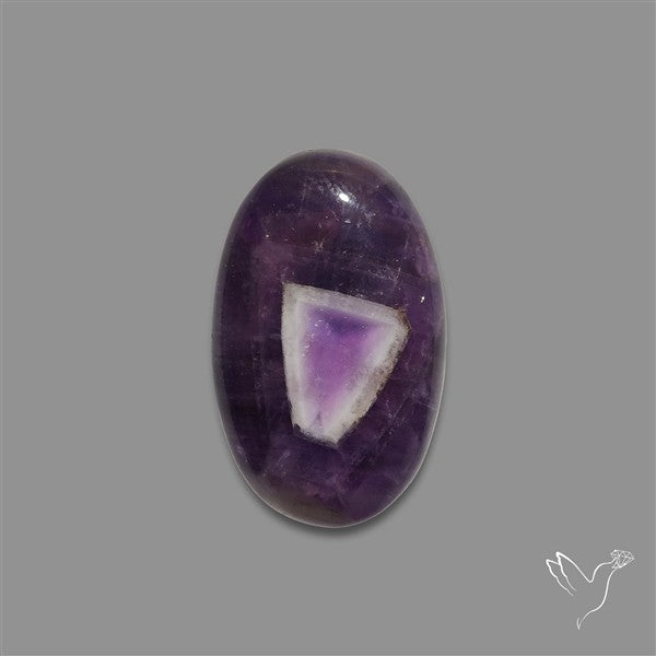 Chevron Amethyst Cabochon